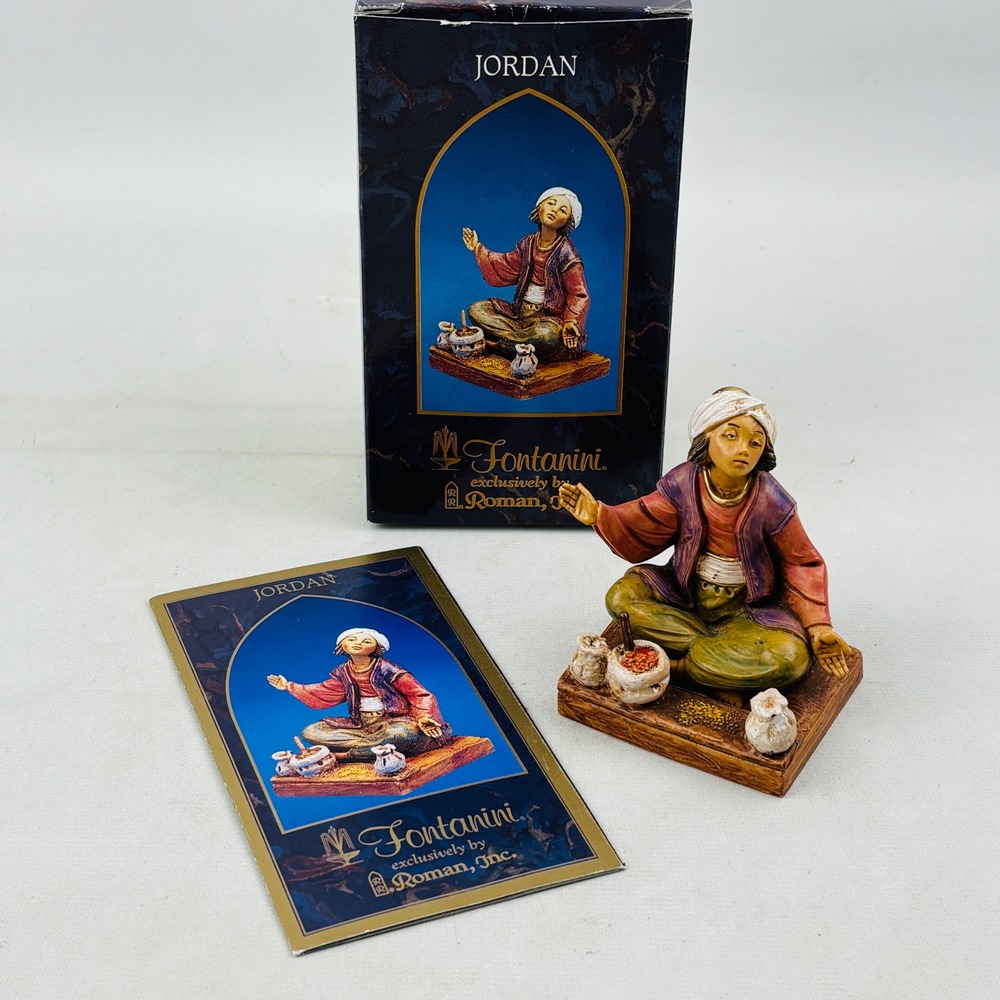Fontanini Jordan Spice‎ Merchant 5" Collection Nativity 52576 Roman Box